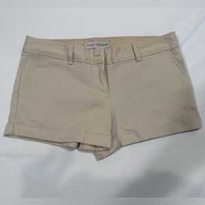 Guess tan khaki shorts. Size 24